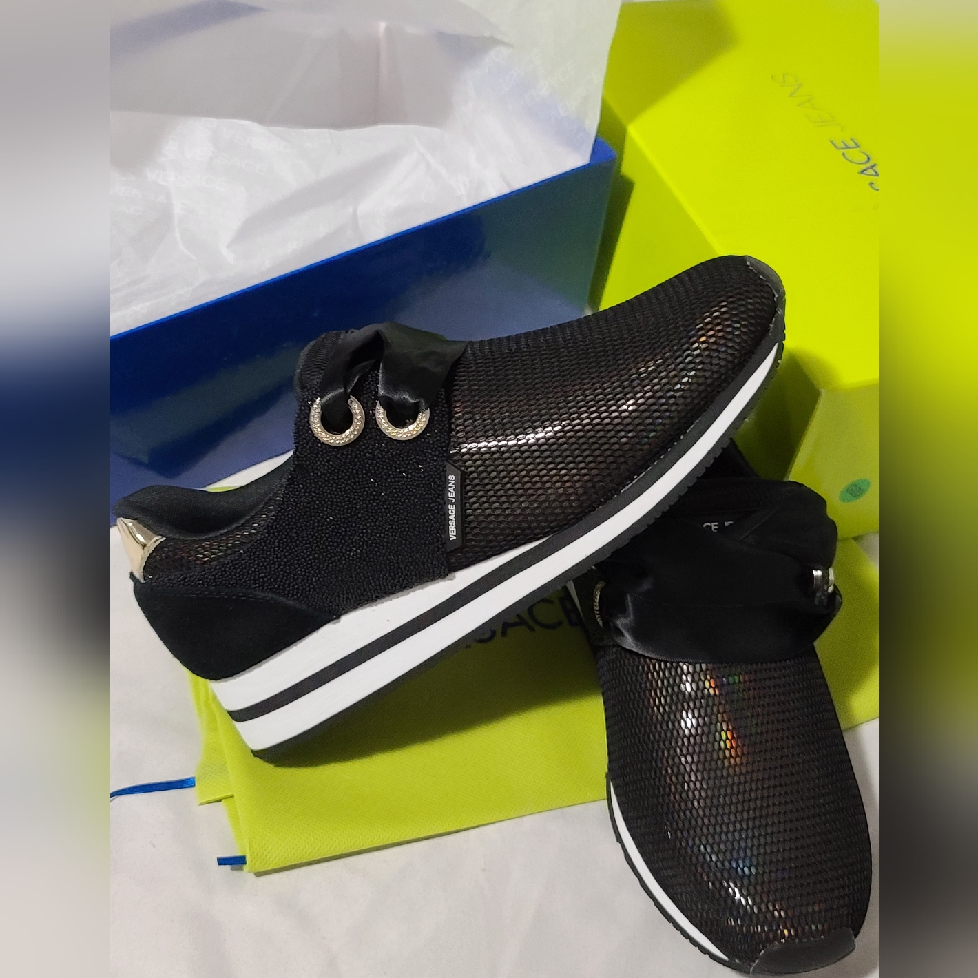 Versace Jeans Black Sneakers